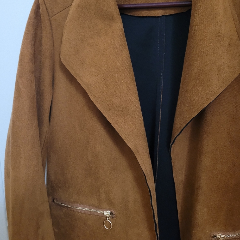 Suzy Shier suede coat